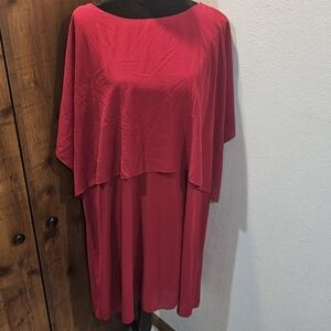 Beautiful Chelsea & Theodore 1X Red Dress